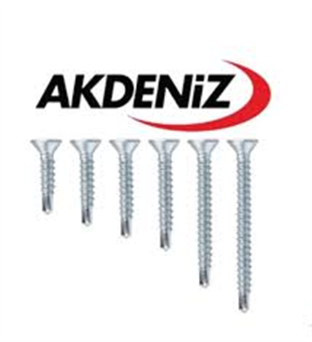 AKDENİZ 4.8 x 25 MATKAP UÇLU VİDA (1000)